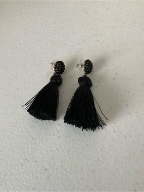 Sugar Fix  Beaded Tassel Drop Earrings